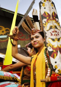 Dayak Tribe of Central Kalimantan dayak woman